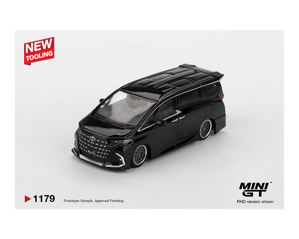 Mini GT 1:64 Toyota Alphard 40 KUHL – Black – NEW TOOLING