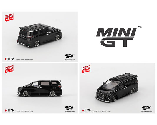 Mini GT 1:64 Toyota Alphard 40 KUHL – Black – NEW TOOLING!