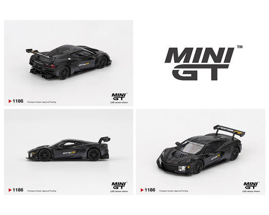 Mini GT 1:64 Chevrolet Corvette Z06 GT3.R Road America Test car – Black