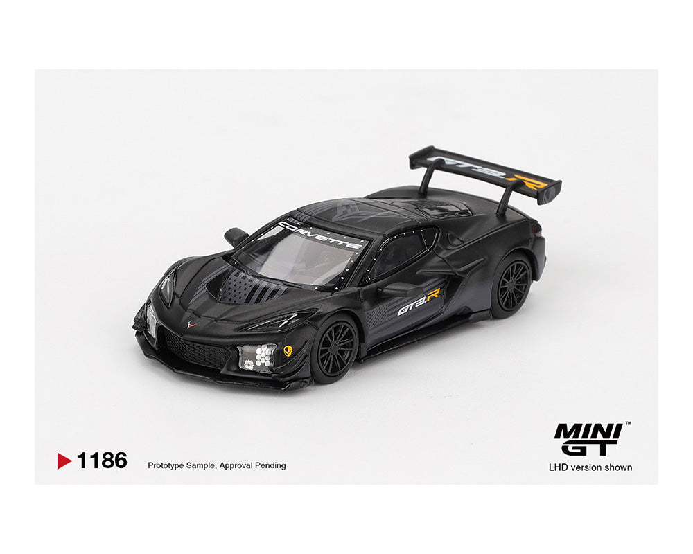 Mini GT 1:64 Chevrolet Corvette Z06 GT3.R Road America Test car – Black