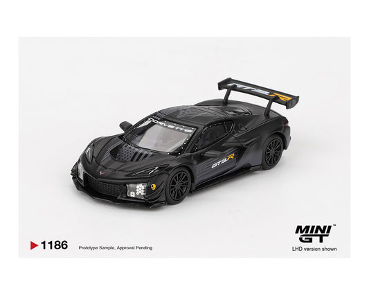 Mini GT 1:64 Chevrolet Corvette Z06 GT3.R Road America Test car – Black