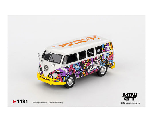 Mini GT 1:64 Volkswagen T1 Microbus Mizu Design – New Tooling!