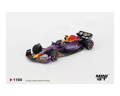 Mini GT 1:64 Oracle Red Bull Racing RB19 #1 Max Verstappen 2023 F1 2023 Las Vegas GP Winner