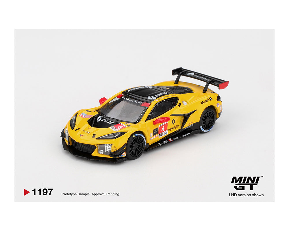 Mini GT 1:64 Chevrolet Corvette Z06 GT3.R #4 Corvette Racing by Pratt Miller Motorsports 2025 IMSA Daytona 24 Hrs