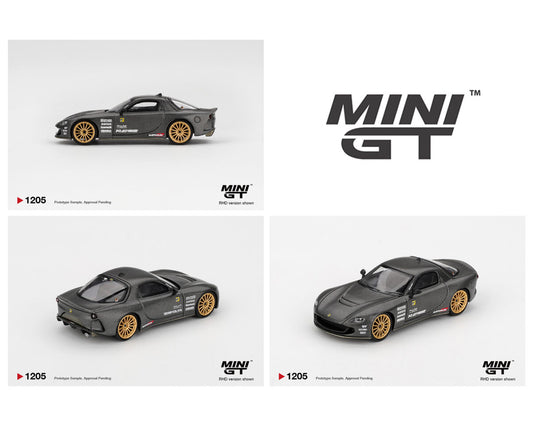 Mini GT 1:64 Mazda RX-7 RE-Amemiya Matsukiyo KOKU 3 Rotor NA-7 TAS 2025 Best Tuned Car Award – Carbon