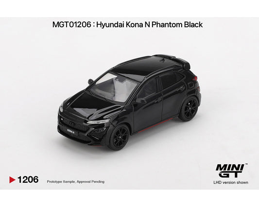 Mini GT 1:64 Hyundai Kona N – Phantom Black – Korea Exclusive