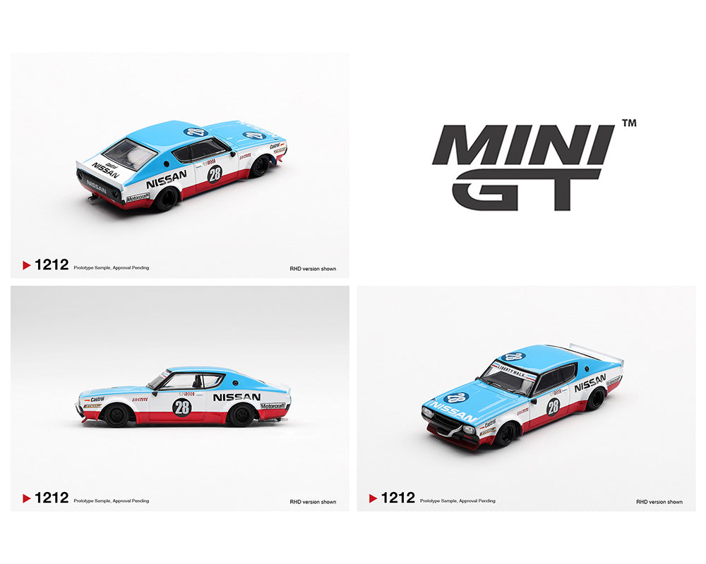 Mini GT 1:64 Nissan Skyline Kenmeri Liberty Walk Nissan Racing '75