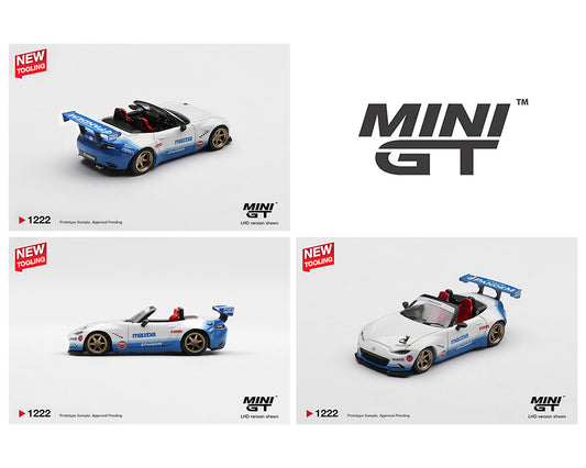 Mini GT 1:64 Mazda Miata MX-5 (ND) Pandem IMSA – White