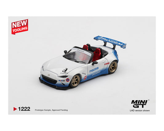 Mini GT 1:64 Mazda Miata MX-5 (ND) Pandem IMSA – White