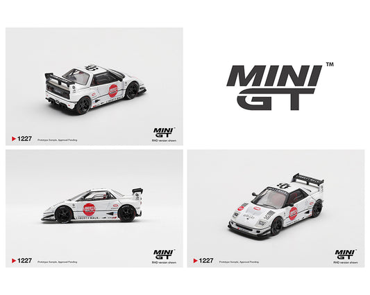Mini GT 1:64 Mazda AZ-1 Liberty Walk LB40 LB-Hinomaru – White