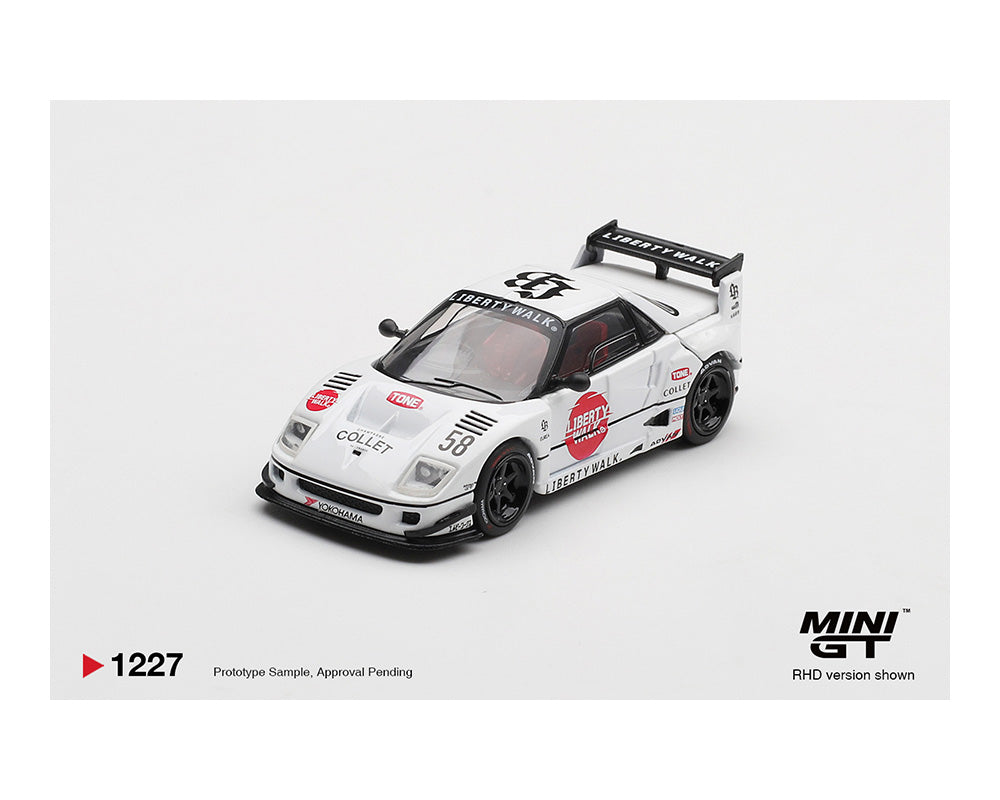 Mini GT 1:64 Mazda AZ-1 Liberty Walk LB40 LB-Hinomaru – White