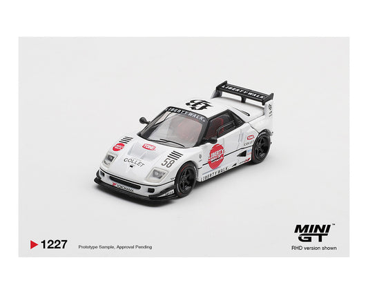 Mini GT 1:64 Mazda AZ-1 Liberty Walk LB40 LB-Hinomaru – White