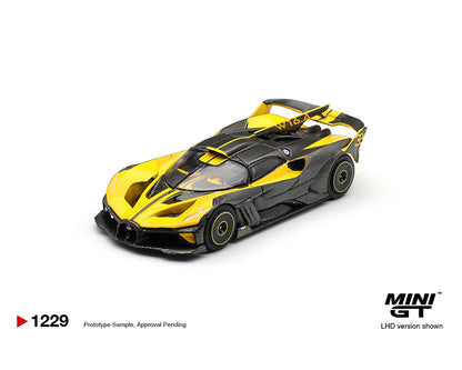 Mini GT 1:64 Bugatti Bolide – Yellow – Limited Edition