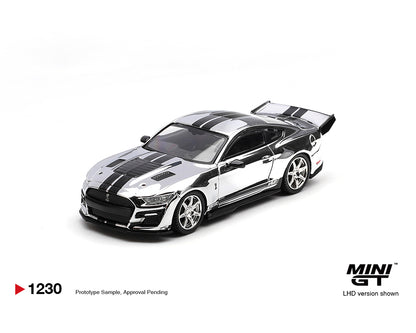 Mini GT 1:64 Shelby GT500 Dragon Snake Concept – Chrome Silver – Limited Edition
