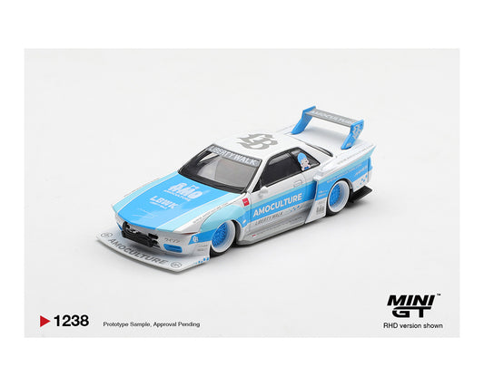 Mini GT 1:64 Nissan Skyline GT-R (R32) LBWK Kaido Works AMOCULTURE – Limited Edition