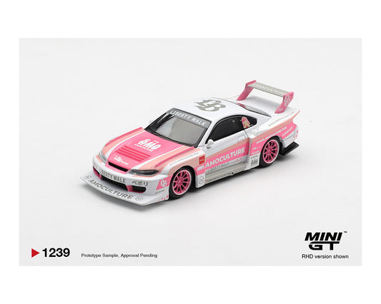 Mini GT 1:64 Nissan Silvia (S15) LB-Super Silhouette AMOCULTURE – Limited Edition