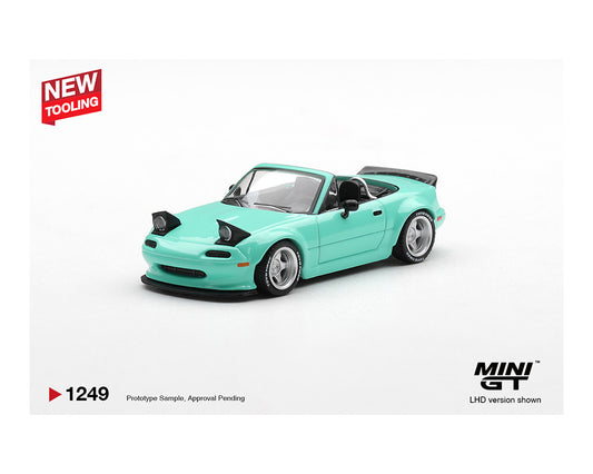 Mini GT 1:64 Mazda MX-5 (NA) Pandem – Mint Green