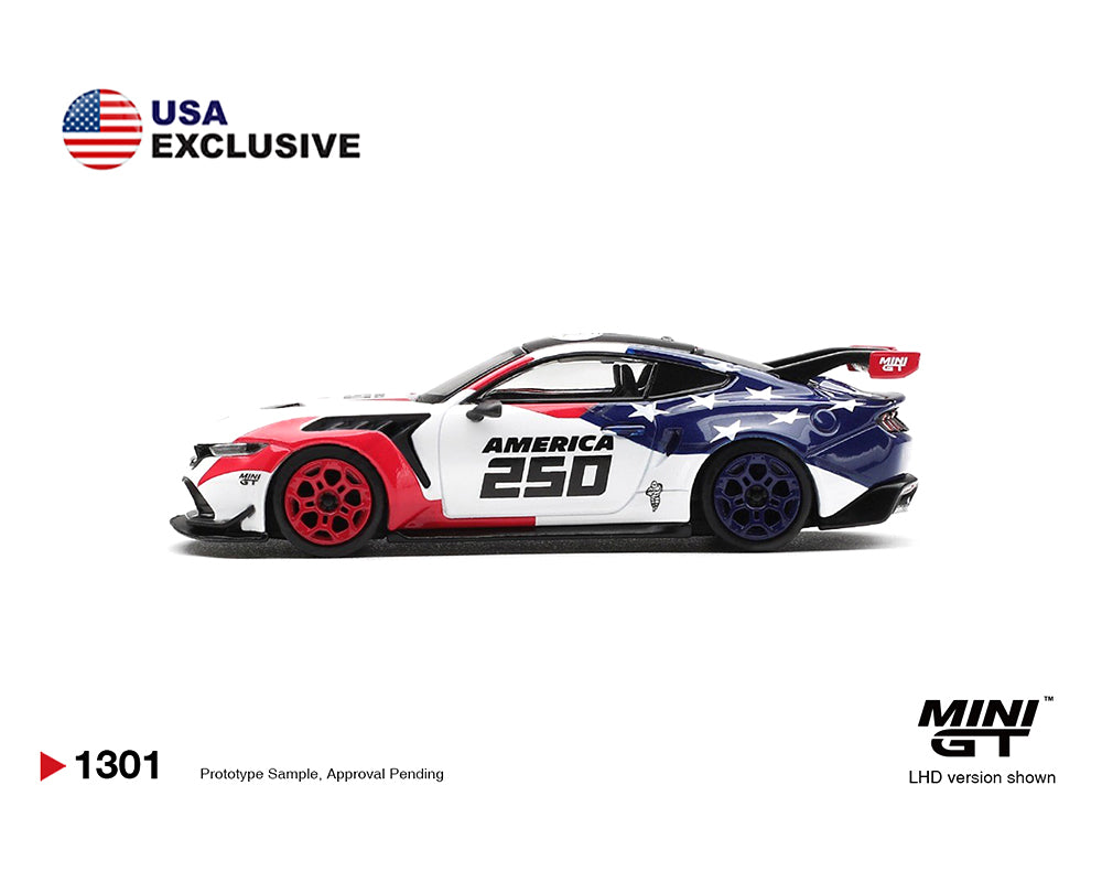 Mini GT 1:64 Ford Mustang GTD America 250 USA Exclusive LHD