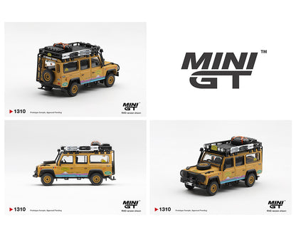 Mini GT 1:64 Land Rover Defender 110 1998 Camel Trophy Tierra del Fuego CT.36 Romania