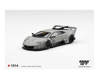Mini GT 1:64 Lamborghini LB-Silhouette WORKS MURCIELAGO GT Evo Fighter – Grey – Limited Edition