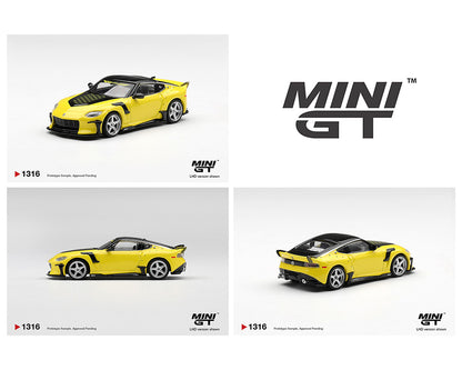 Mini GT 1:64 Nissan Z VeilSide FFZ400 Ikazuchi Yellow – Limited Edition