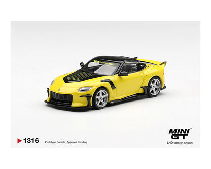 Mini GT 1:64 Nissan Z VeilSide FFZ400 Ikazuchi Yellow – Limited Edition