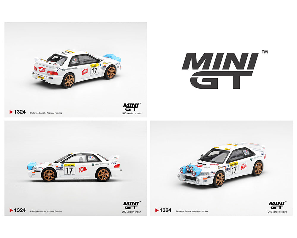 Mini GT 1:64 Subaru Impreza WRC98 #17 1999 Rally Monte-Carlo – White – Limited Edition