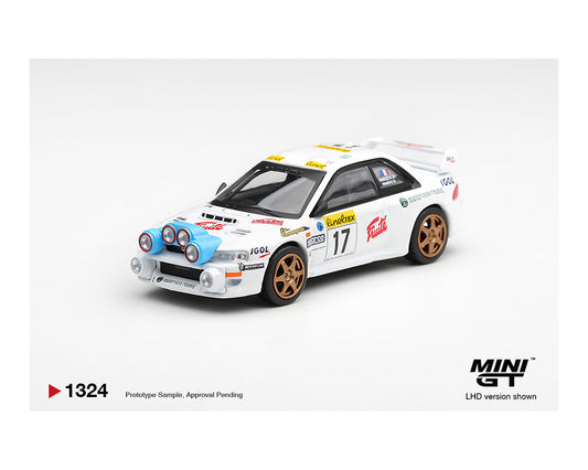 Mini GT 1:64 Subaru Impreza WRC98 #17 1999 Rally Monte-Carlo – White – Limited Edition