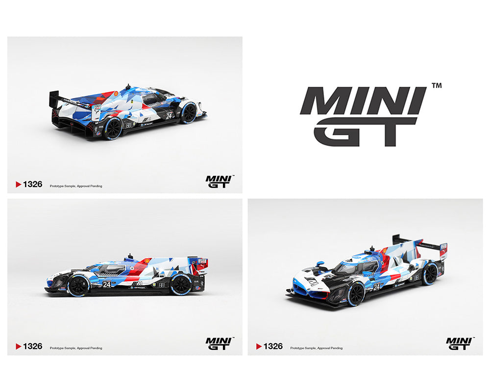 Mini GT 1:64 BMW M Hybrid V8 GTP #24 BMW M Team RLL 2024 IMSA Daytona 24 Hrs – Limited Edition