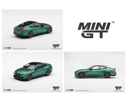 Mini GT 1:64 BMW M4 CS Frozen Isle of Man Green Metallic – Limited Edition