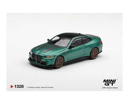Mini GT 1:64 BMW M4 CS Frozen Isle of Man Green Metallic – Limited Edition