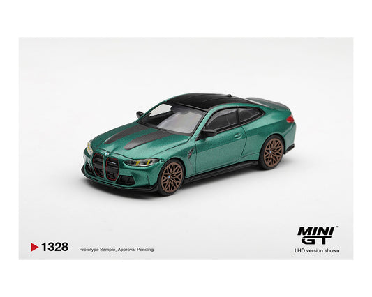 Mini GT 1:64 BMW M4 CS Frozen Isle of Man Green Metallic – Limited Edition