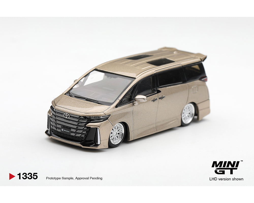 Mini GT 1:64 Toyota Vellfire 40 KUHL – Gold Metallic- Limited Edition