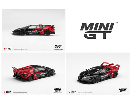 Mini GT 1:64 Lamborghini LB-Silhouette WORKS MURCIELAGO GT Evo Advan – Limited Edition