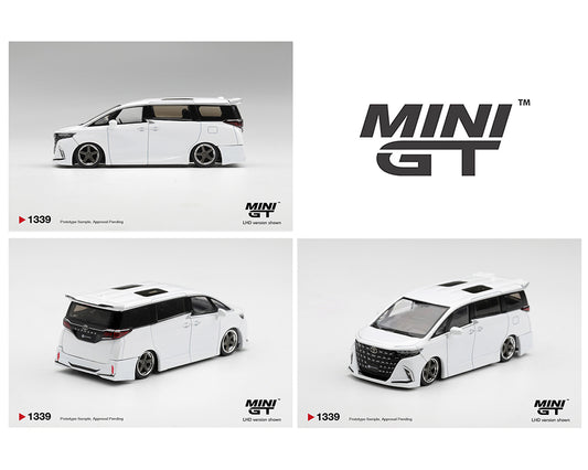 Mini GT 1:64 Toyota Alphard 40 KUHL – White – Limited Edition