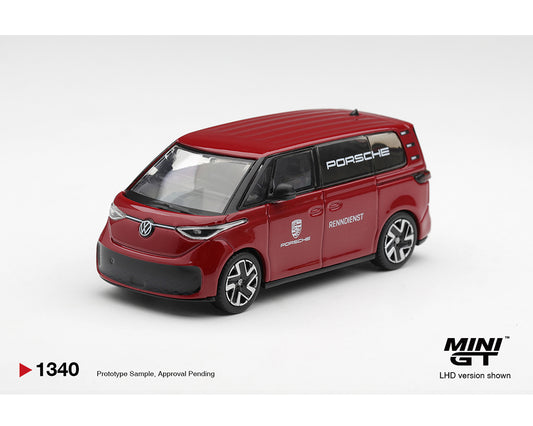 Mini GT 1:64 Volkswagen ID.Buzz Porsche Renndienst – Limited Edition