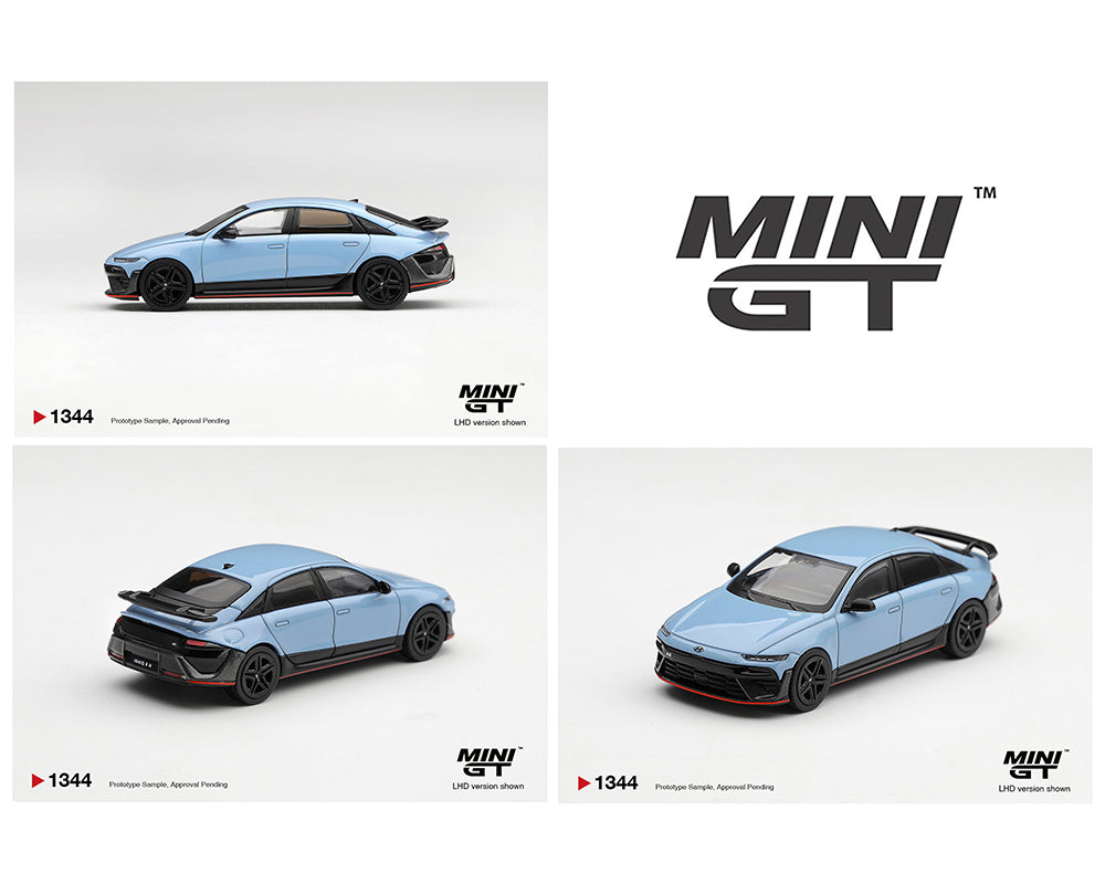 Mini GT 1:64 Hyundai Ioniq 6 N – Performance Blue Pearl – Korea Exclusives – Limited Edition