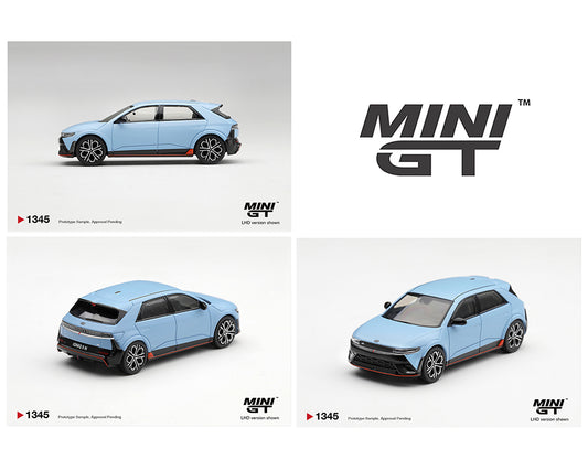 Mini GT 1:64 Hyundai Ioniq 5 N Performance – Blue Pearl – Korea Exclusives – Limited Edition