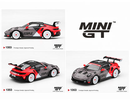 Mini GT 1:64 Porsche 911 GT3 RS STAPLE x INOZETEK – Limited Edition