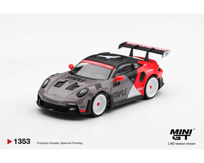 Mini GT 1:64 Porsche 911 GT3 RS STAPLE x INOZETEK – Limited Edition