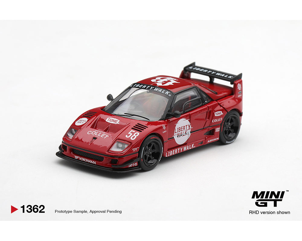 Mini GT 1:64 Mazda AZ-1 Liberty Walk LB40 LB-Hinomaru – Red – Limited Edition