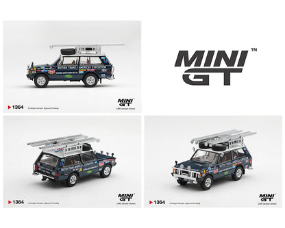 Mini GT 1:64 Range Rover 1971 British Trans-Americas Expedition (VXC-765K) – Limited Edition