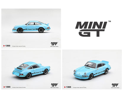 Mini GT 1:64 Porsche 911 Carrera RS 2.7 – Gulf Blue with Black – Limited Edition