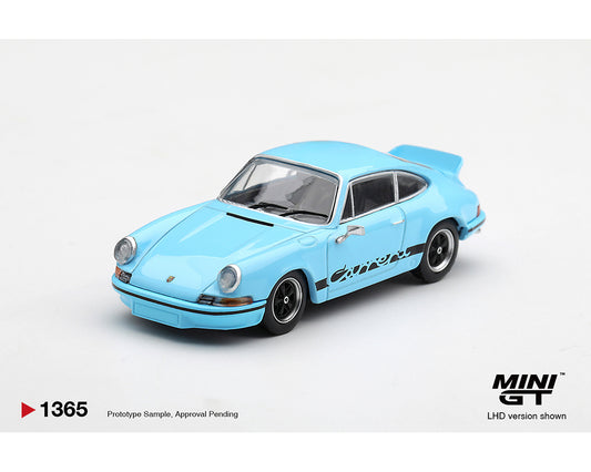 Mini GT 1:64 Porsche 911 Carrera RS 2.7 – Gulf Blue with Black – Limited Edition