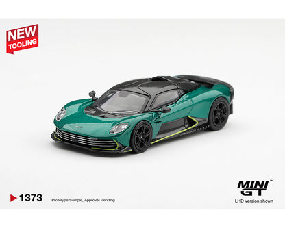 Mini GT 1:64 Aston Martin Valhalla Podium Green – Limited Edition