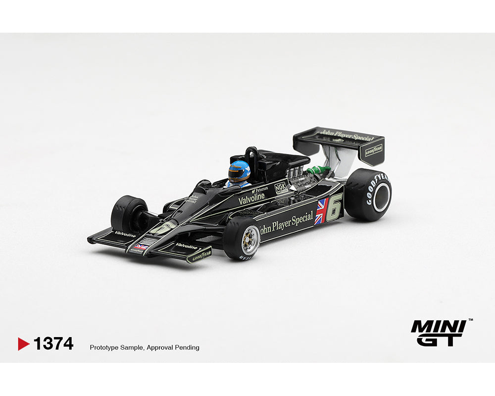 Mini GT 1:64 Lotus 78 #6 Ronnie Peterson 1978 S. African GP Winner – Limited Edition
