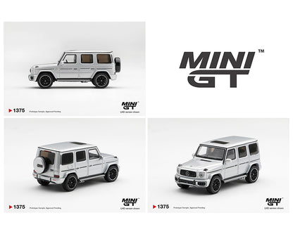 Mini GT 1:64 Mercedes-AMG G 63 Silver Metallic – Limited Edition