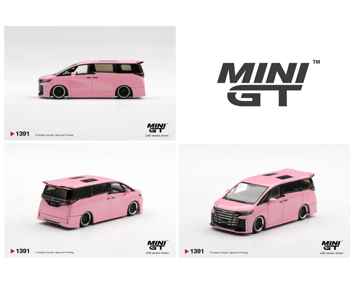 Mini GT 1:64 Toyota Vellfire 40 KUHL Metallic Pink – Limited Edition