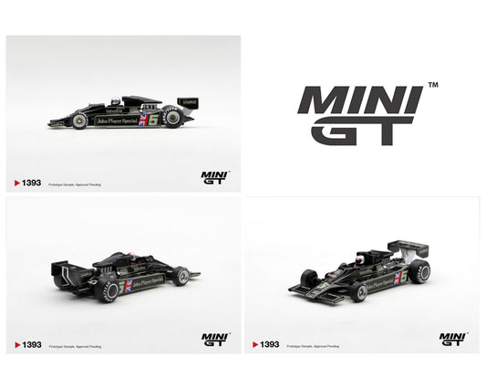 Mini GT 1:64 Lotus 78 #5 Mario Andretti 1977 US GP West Winner – Limited Edition