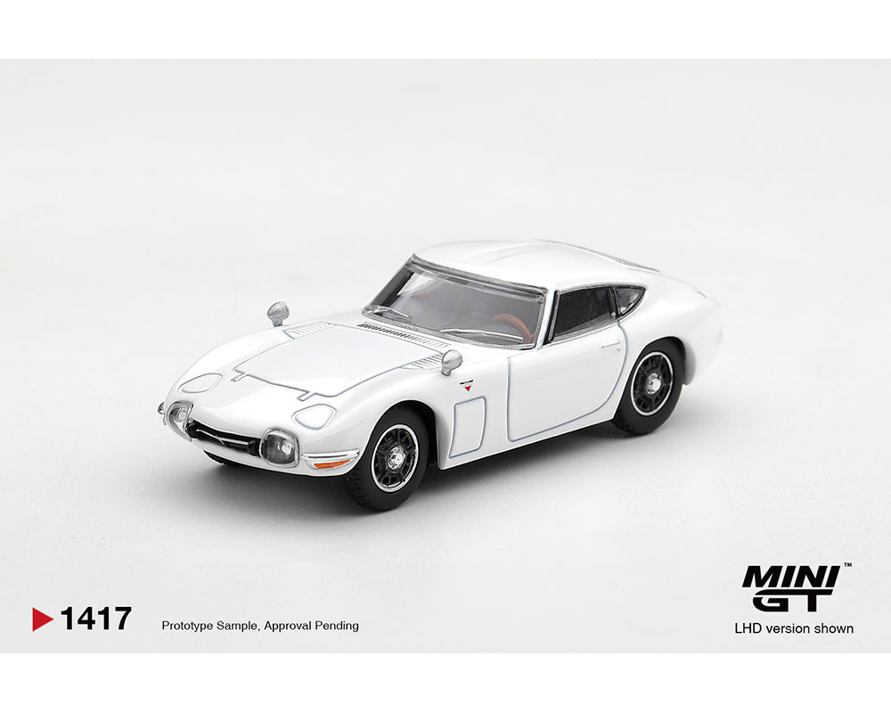 Mini GT 1:64 Toyota 2000GT Pegasus White – Limited Edition